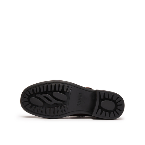 真美诗2025年秋季新款复古文艺雕花布洛克玛丽珍女皮鞋277A2CA5