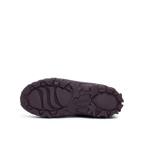 真美诗2025年冬季新款山系户外风厚底牛剖层革雪地女靴41273DD5