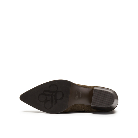 真美诗2025年冬季新款复古腔调柔软编织西部女靴5A01ADZ5