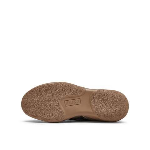 真美诗2025秋季新款羊皮革布面舒适芭蕾风运动鞋女YZM08CM5