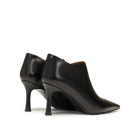 真美诗2025年冬季新款优雅知性纯色羊皮革时装女靴03681DD5