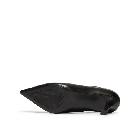 真美诗2025年冬季新款优雅知性纯色羊皮革时装女靴03681DD5