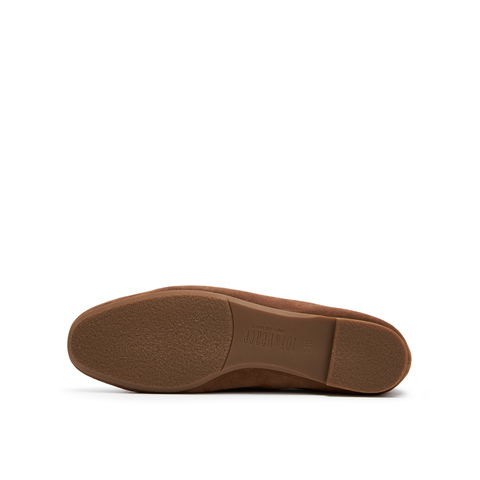 真美诗2025年秋季新款老钱风舒适柔软羊皮革奶奶鞋单鞋女ZB293CA5