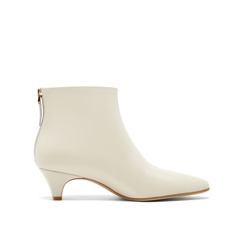 真美诗2025年冬季新款低调雅致纯色羊皮革时装女靴S345PDD5