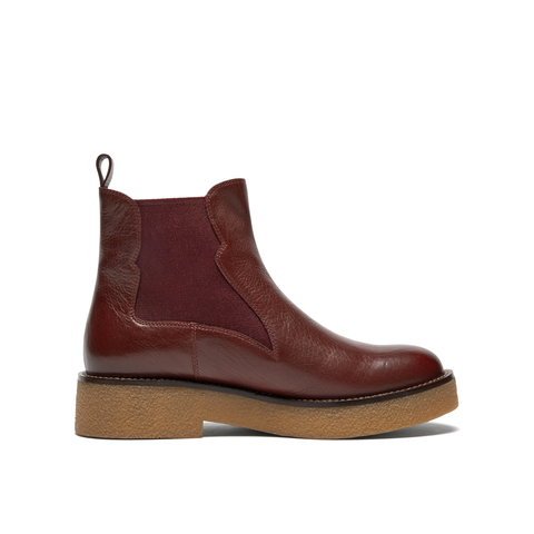 真美诗2025年冬季新款随性帅气百搭纯色优雅楦型切尔西靴HS35PDD5