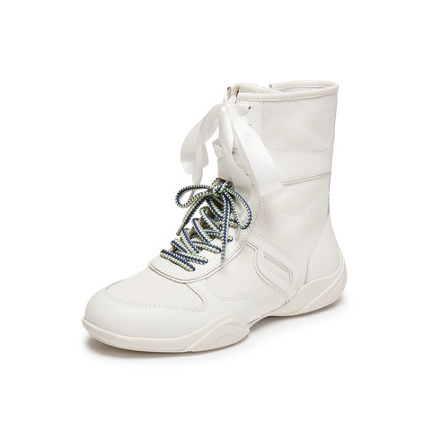 真美诗2025年冬季新款帅气时髦芭蕾运动风甜酷运动靴20621DZ5