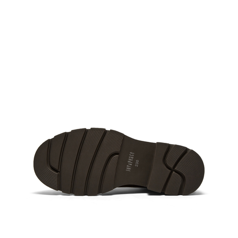 真美诗2025年冬季新款复古知性时髦百搭纯色弹力靴1783ADZ5