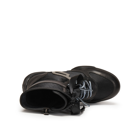 真美诗2025年冬季新款帅气时髦芭蕾运动风甜酷运动靴20621DZ5