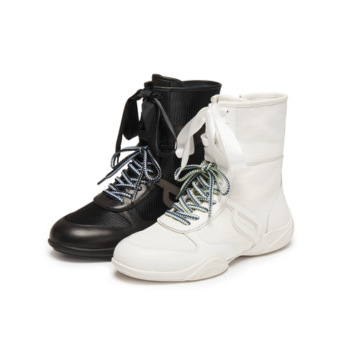 真美诗2025年冬季新款帅气时髦芭蕾运动风甜酷运动靴20621DZ5