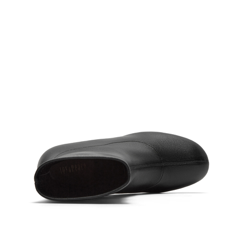 真美诗2025年冬季新款低调雅致羊皮革弹力瘦瘦靴C2201DZ5