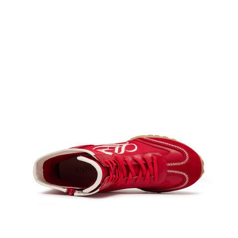 真美诗2025年冬季新款舒适软糯利落飒爽复古拳击靴15283DD5