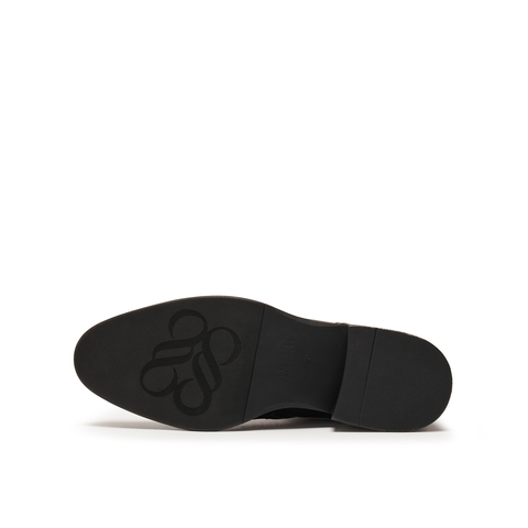 真美诗2025年冬季新款气质出街优雅纯色牛皮革时装靴R65B9DZ5