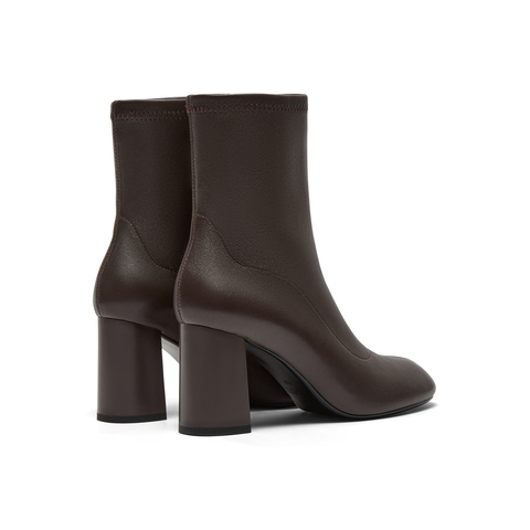 真美诗2025年冬季新款低调雅致羊皮革弹力瘦瘦靴C2201DZ5