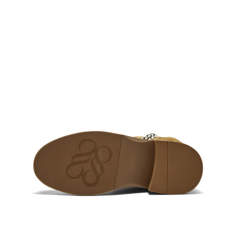 真美诗2025年冬季新款时髦帅气金属钉珠牛皮革气质时装靴R7106DS5