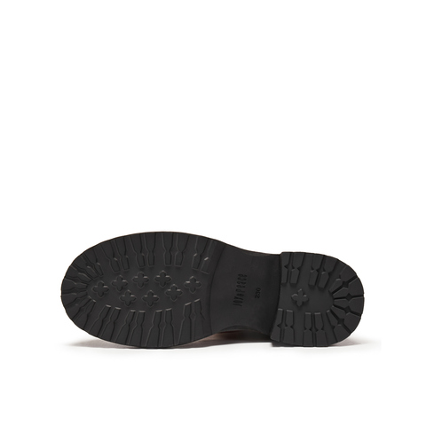 真美诗2025年冬季新款多材质拼接飒爽帅气工装靴88913DZ5