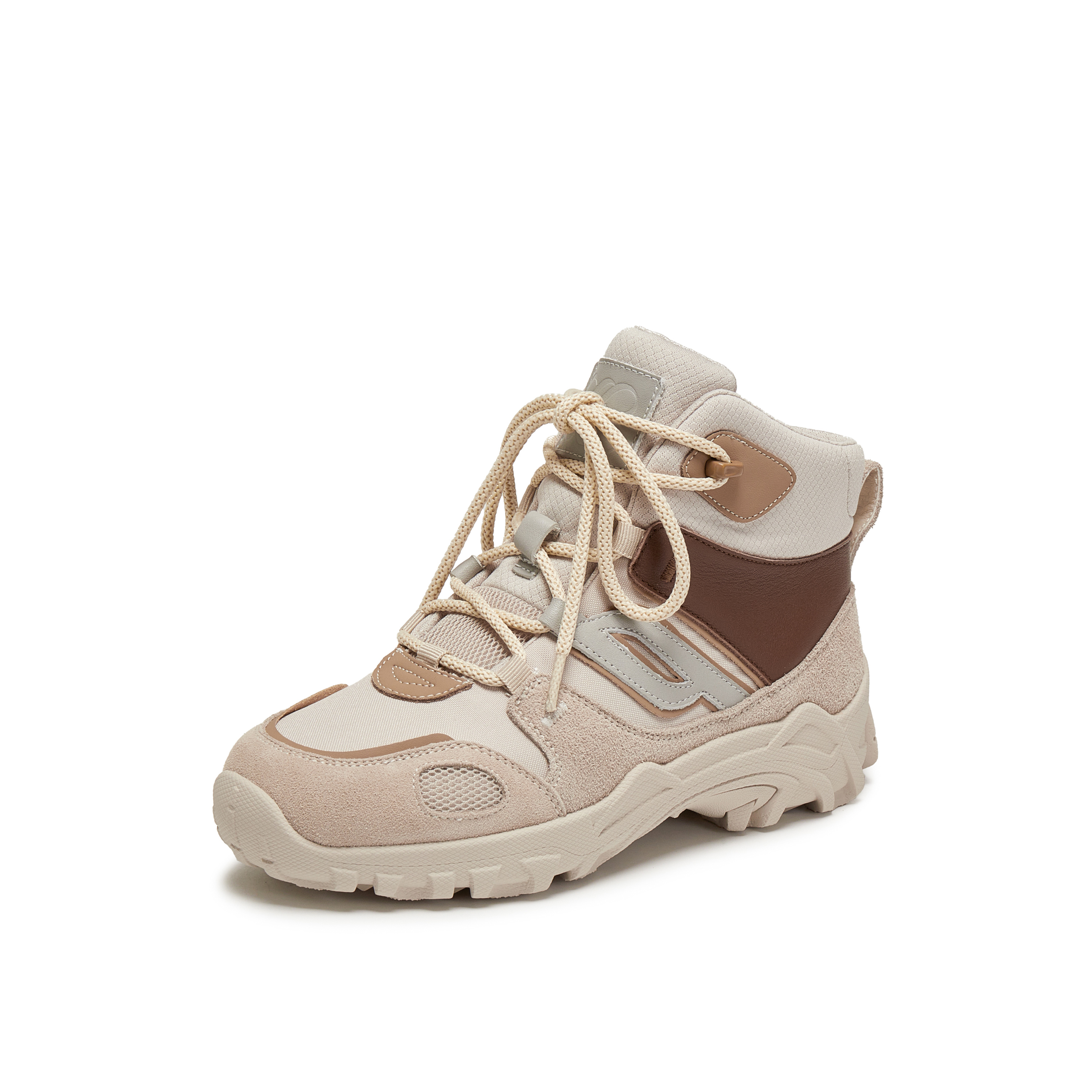 真美诗2025年冬季新款美式复古舒适撞色运动靴78931DD5