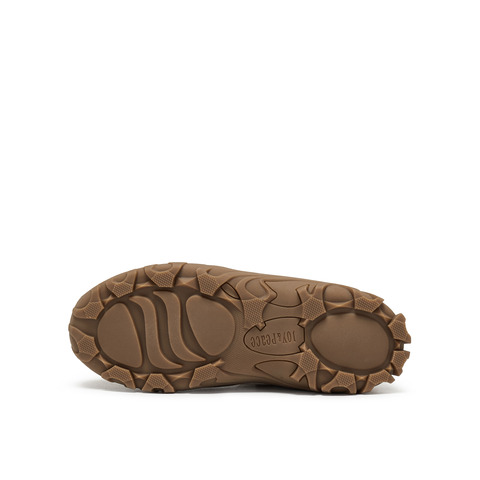 真美诗2025年秋新软糯舒适牛剖层革袋鼠羊蹄鞋女（绒里）78953CH5