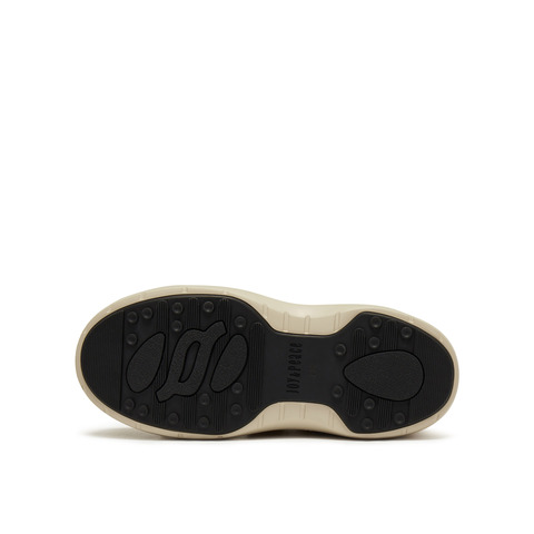 真美诗2025年冬季新款费尔岛风撞色鞋带厚底雪地靴16947DD5