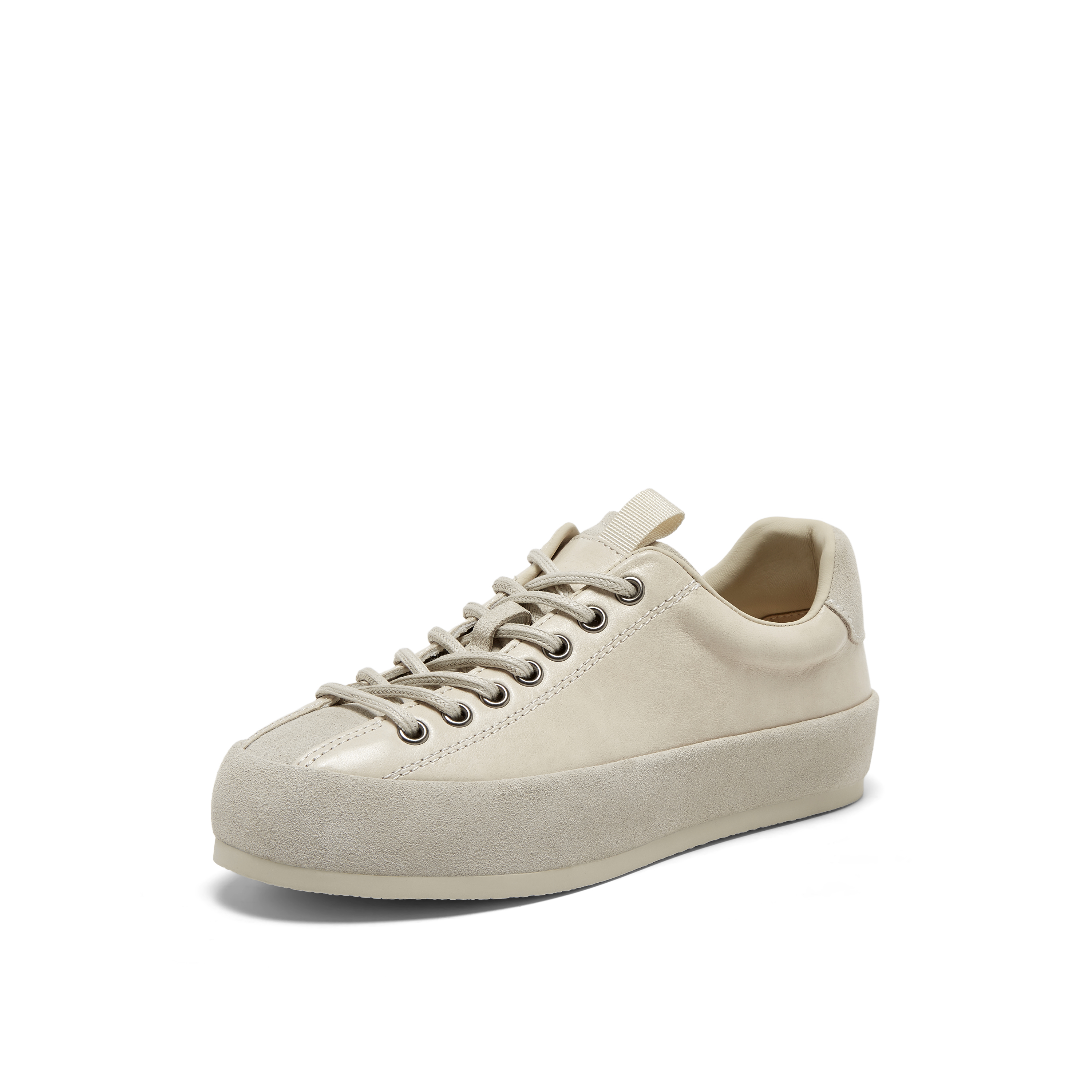 真美诗2026年春季新款舒适圆头复古时髦厚底休闲鞋50088AM6