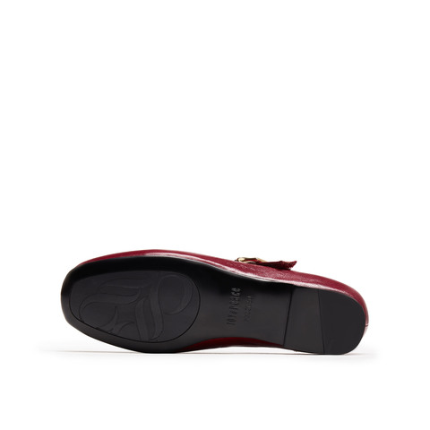 真美诗2026年春季新款复古法式交叉细带羊皮革玛丽珍女鞋8TZ33AQ6