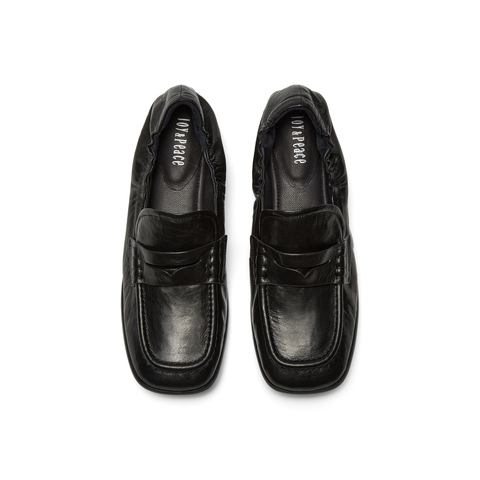 真美诗2026年春季新款商务通勤细腻柔软优质小羊皮乐福鞋R2001AA6