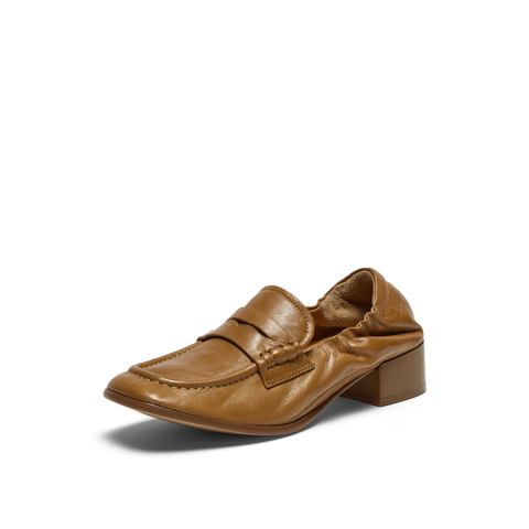 真美诗2026年春季新款商务通勤细腻柔软优质小羊皮乐福鞋R2001AA6