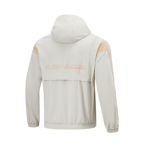 LI-NING李宁2024男子运动风衣梭织外套AFDU061-8