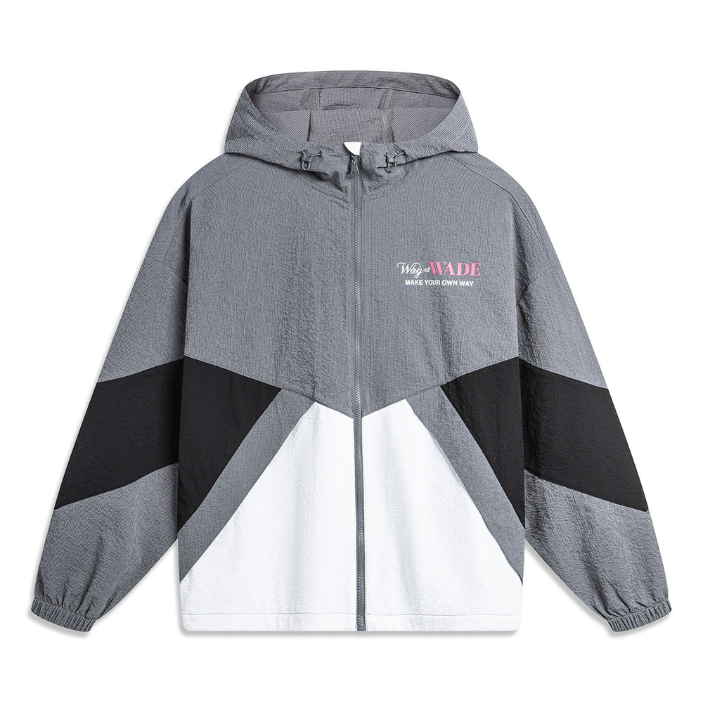 LI-NING李宁2024男子运动风衣梭织外套AFDU399-1