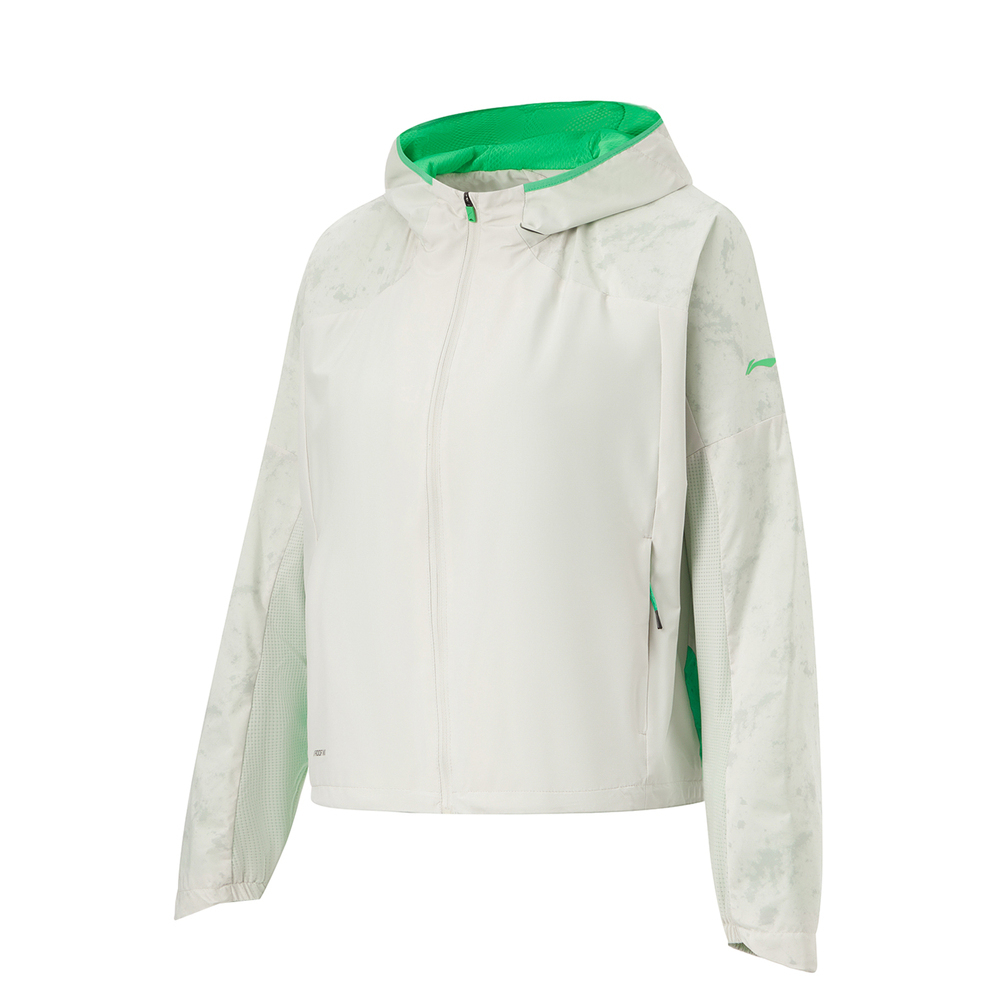 LI-NING李宁2024女子运动风衣梭织外套AFDU050-2