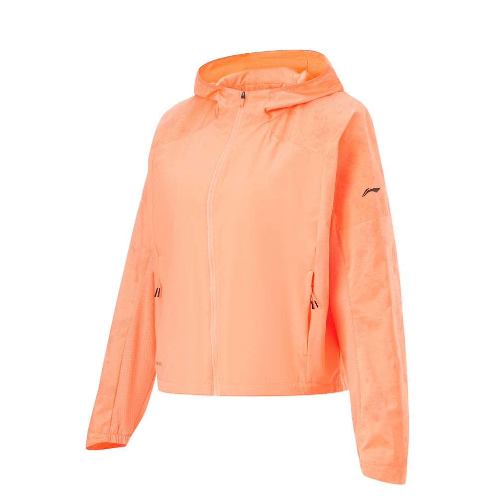 LI-NING李宁2024女子运动风衣梭织外套AFDU050-3