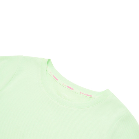 LI-NING李宁2024女子短袖T恤无领短TATSU202-5