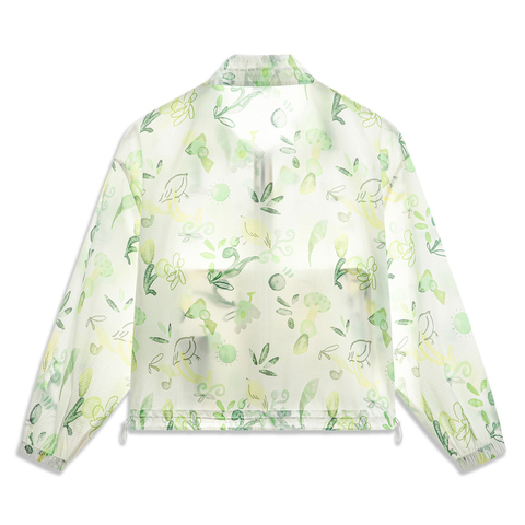 LI-NING李宁2024女子运动风衣梭织外套AFDU366-2