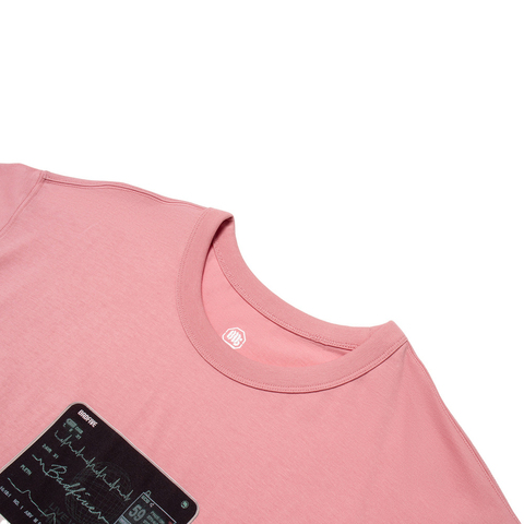 LI-NING李宁2024男子短袖文化衫无领短TAHSU431-7