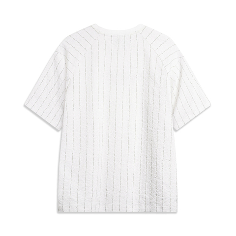 LI-NING李宁2024男子梭织短袖运动衫无领短TATSU347-5