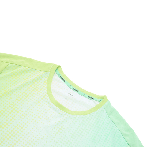 LI-NING李宁2024男子短袖T恤无领短TATSU191-3