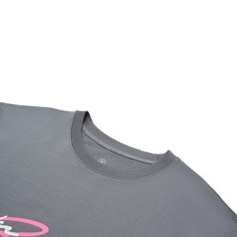 LI-NING李宁2024男子短袖文化衫无领短TAHSU371-1