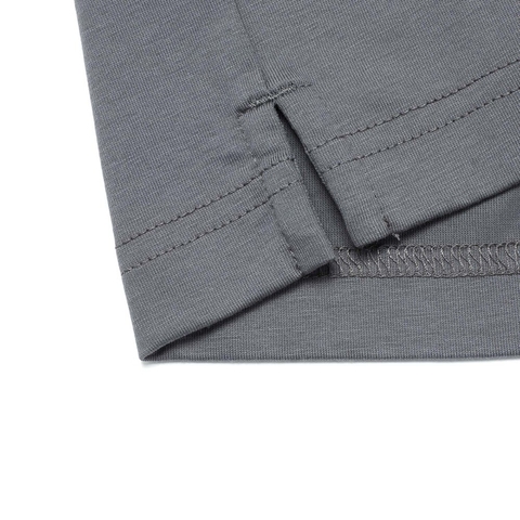 LI-NING李宁2024男子短袖文化衫无领短TAHSU371-1