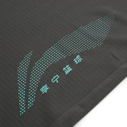 LI-NING李宁2024男子短袖T恤无领短TATSU407-3