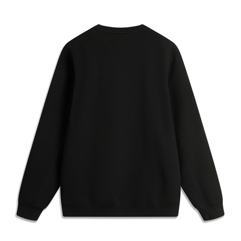 LI-NING李宁2024男子套头无帽卫衣针织无帽套头衫AWDU259-1