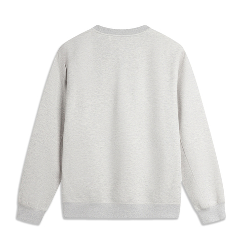 LI-NING李宁2024男子套头无帽卫衣针织无帽套头衫AWDU259-6