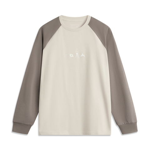 LI-NING李宁2024女子长袖文化衫AHSU732-1