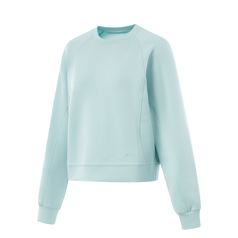 LI-NING李宁2024女子套头无帽卫衣AWDU144-2