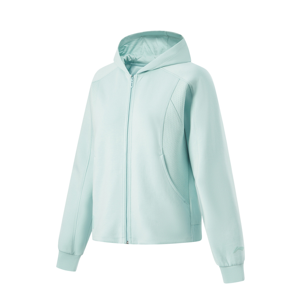 LI-NING李宁2024女子开衫连帽外套AWDU158-3