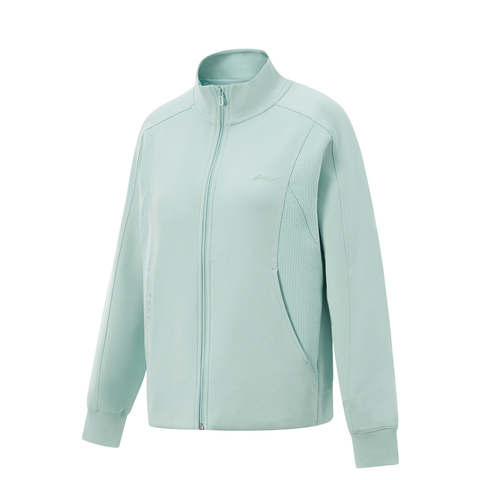 LI-NING李宁2024女子开衫无帽针织外套AWDU156-2