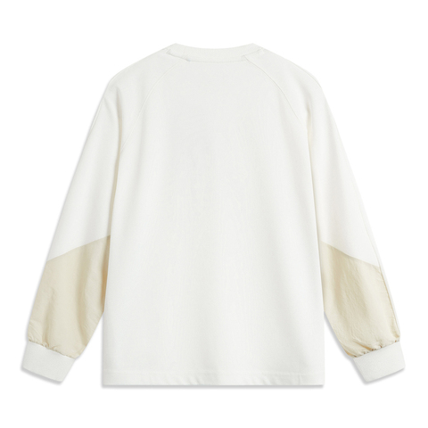 LI-NING李宁2024女子套头无帽卫衣针织无帽套头衫AWDU840-2