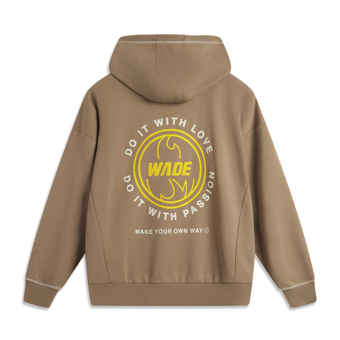 LI-NING李宁2024男子套头连帽卫衣针织连帽套头衫AWDU271-7