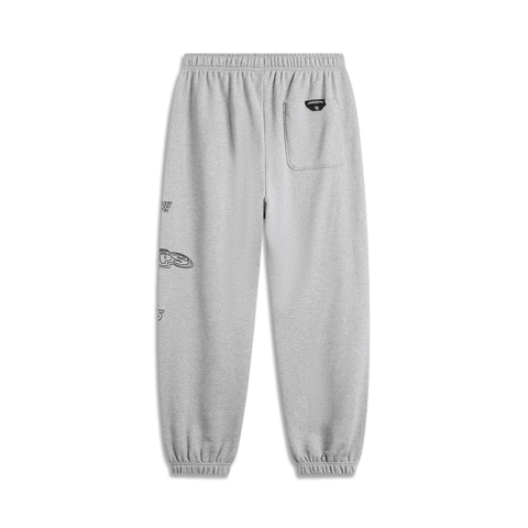 LI-NING李宁2024男子卫裤针织长裤AKLU523-4