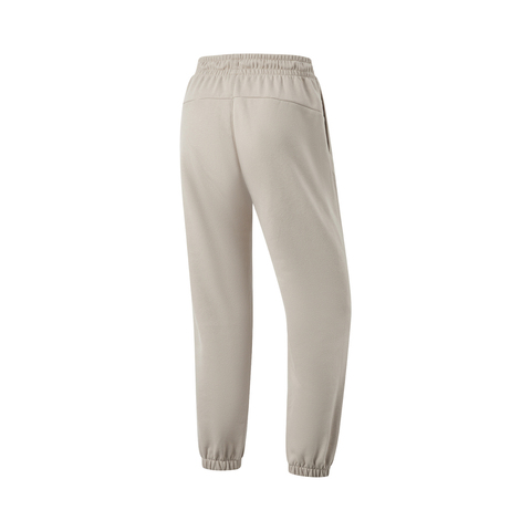 LI-NING李宁2024女子卫裤针织长裤AKLU550-3