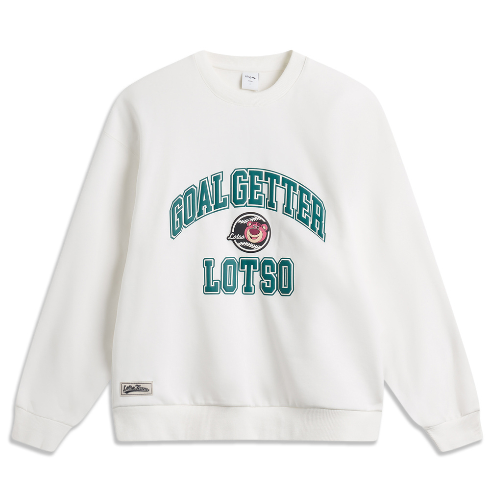 LI-NING李宁2024男子套头无帽卫衣针织无帽卫衣AWDU437-5