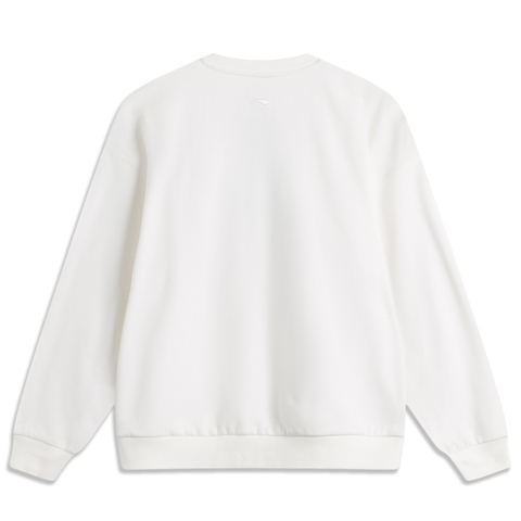 LI-NING李宁2024男子套头无帽卫衣针织无帽卫衣AWDU437-5